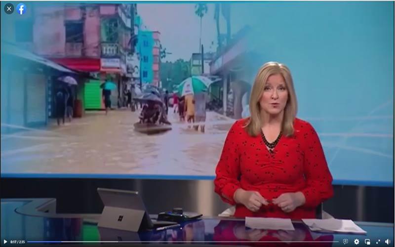 Video clip of Bangladesh floods