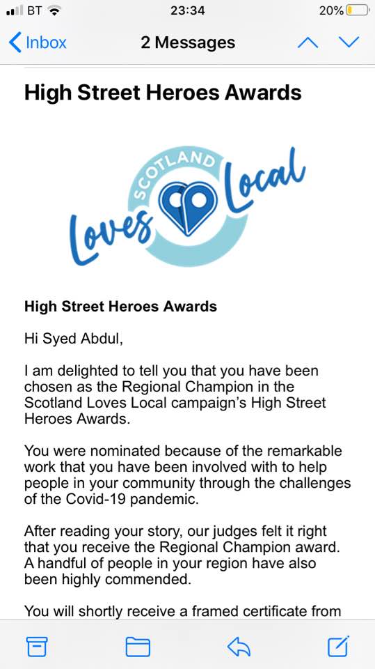 High Street Heroes Award